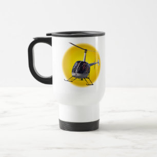 Mug De Voyage Coupe d'hélicoptère de transport de gaz de cabine