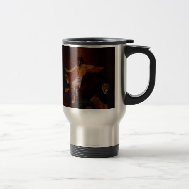 MUG DE VOYAGE COURAGE ! (Droit)