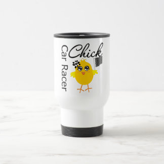 Mug De Voyage Coureur de voiture de poussin