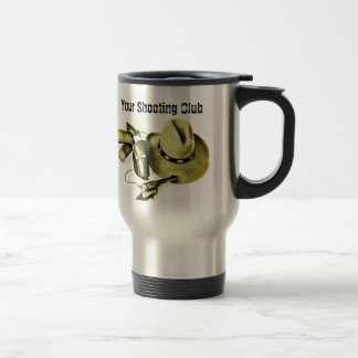 Mug De Voyage Cowboy Action Tir Engin Voyage Café Mug