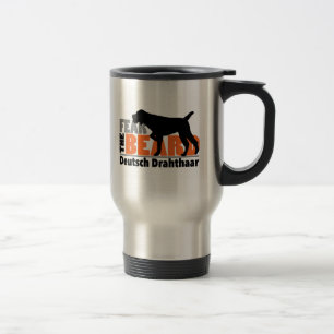 Mug De Voyage Craignez la barbe - Allemand Drahthaar