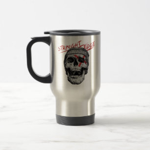 Mug De Voyage Crâne Straight Edge