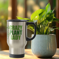 Crazy Plante Lady Cute Green Botaniste