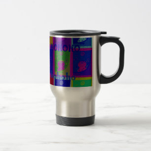 Mug De Voyage Créez votre propre Père Noël HoHoho Pop Art spécia