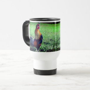 Mug De Voyage Croisement de coq animal personnalisé