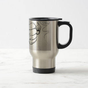 Mug De Voyage Croquis au crayon Pop Art Smash