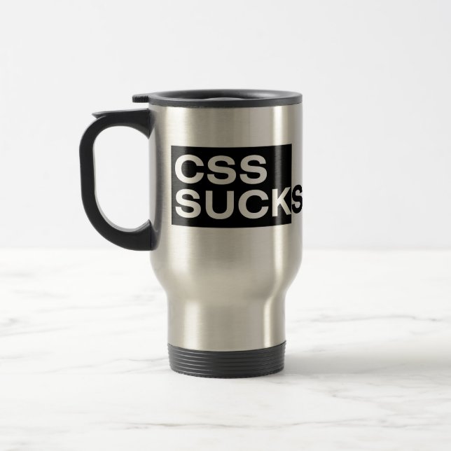Mug De Voyage CSS Sucks (Gauche)