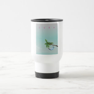 Mug De Voyage Cuba Hammock Impression de vacances de style vinta