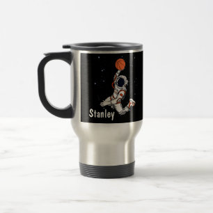 Mug De Voyage Cute astronaute noire Espace extra-atmosphérique G