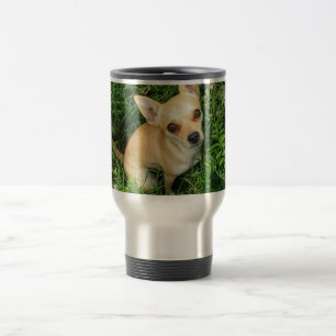 Mug De Voyage Cute Chihuahua dans la prairie