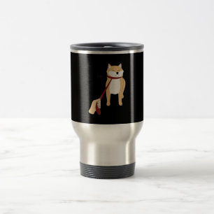 Mug De Voyage Cute shiba inu Nope chien drôle design
