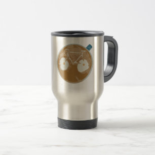 Mug De Voyage Cyclisme Art Latte
