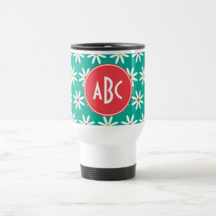 Mug De Voyage Daisy Dots Monogrammées