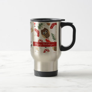 Mug De Voyage Dans la forêt Motif de Noël