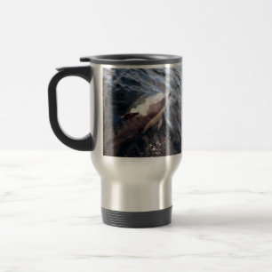 Mug De Voyage Dauphin commun faisant surface Scène marine océani