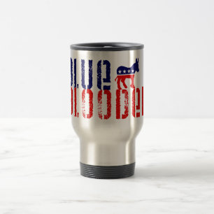 Mug De Voyage démocrate de sang bleu