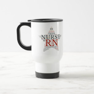 Mug de voyage des infirmières autorisées RN Star