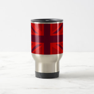 Mug De Voyage Design Union Jack à accent rouge