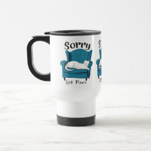 Mug De Voyage Désolé, j'ai des plans, cadeau pour amateur de cha