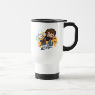 Mug De Voyage Dessin Harry et Hedwig Flying
