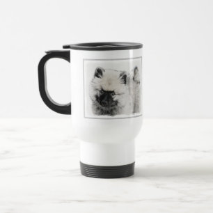 Mug De Voyage Dessin Keeshony de chiot - Belle pièce originale