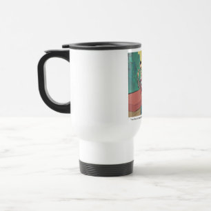 Mug De Voyage Dessinateur de scènes de crime de la police humori