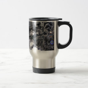 Mug De Voyage Destinée du moteur à vapeur Train Steam Railroad
