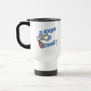Mug De Voyage Deux Clés Moto voiture classique Cool