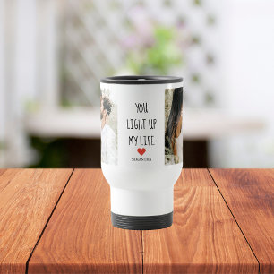Mug De Voyage Deux photos Happy Valentines Day
