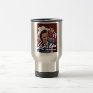 Mug De Voyage Deviennent une infirmière