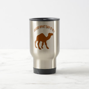 Mug De Voyage Devinez quel jour nous sommes ? - Chameau du jour 