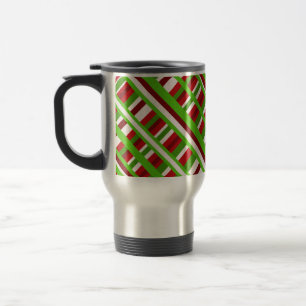 Mug De Voyage Diagonale de Noël