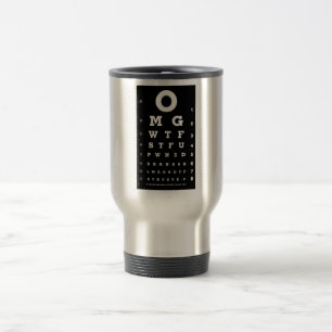 Mug De Voyage Diagramme d'oeil drôle