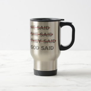 Mug De Voyage Dieu a le dernier mot