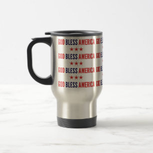 Mug De Voyage Dieu bénisse l'Amérique