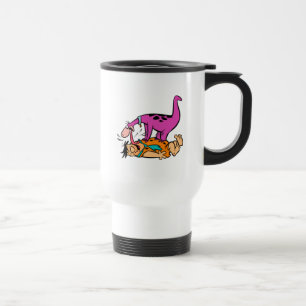 Mug De Voyage Dino Licking Fred Flintstone