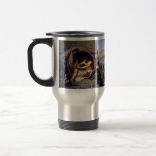 Mug De Voyage Diogène a entouré par des chiens - par Jean Léon