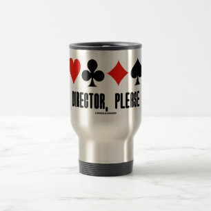 Mug De Voyage Directeur, svp (jeu de pont de quatre costumes de