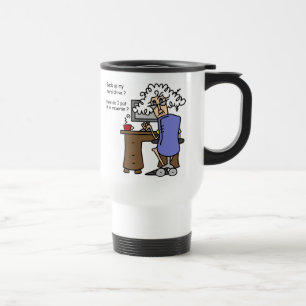 Mug De Voyage Disque Dur Sauvegarde Humoristique