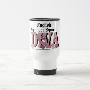 Mug De Voyage DIVA d'épagneul de springer anglais