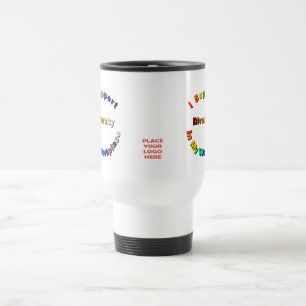 Mug De Voyage Diversité dans mon milieu de travail Blanc Voyage