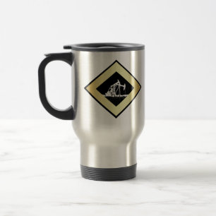 Mug De Voyage Doubles dispositifs de pompage de puits de pétrol