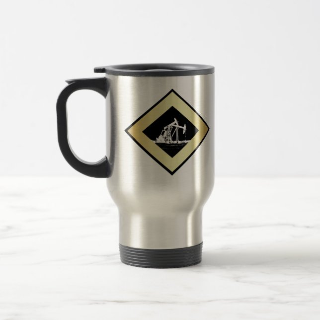 Mug De Voyage Doubles dispositifs de pompage de puits de pétrole (Gauche)