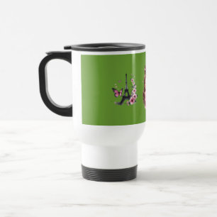 Mug De Voyage Doux comme un petit cœur plein de joie rêve rose