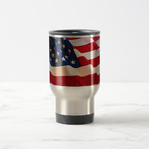 Mug De Voyage Drapeau américain de vieille gloire de bannière