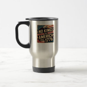Mug De Voyage Drapeau Américain Décor Pas De Rois En Amérique De