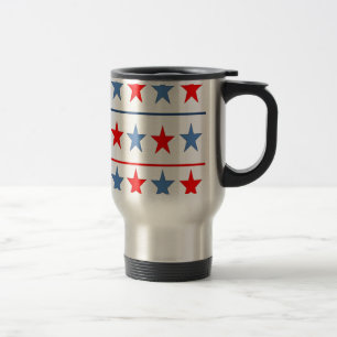 Mug De Voyage drapeau-américain-fond-étoiles