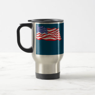 Mug De Voyage Drapeau américain Vintage Drapeau américain Patrio
