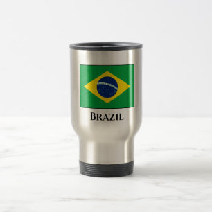 Mug De Voyage Drapeau brésilien