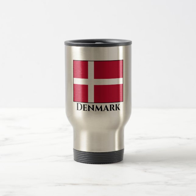Mug De Voyage Drapeau danois (Centre)